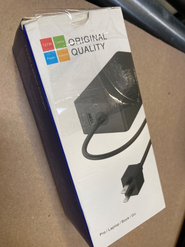 Photo 1 of 127W Microsoft Surface Book 3 Laptop Charger Also for 102W Surface Book 2, 1, Surface Laptop Studio 2, 1, Windows Surface Pro/Laptop/Go, 10FT Super Long Cable with Powerful Magnetic Plug and LED