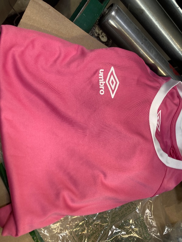 Photo 1 of Umbro Boys' Inter Soccer Jersey, Pink --  M--