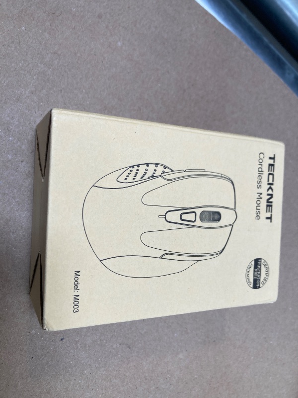 Photo 1 of TECKNET Wireless Mouse, 2.4G Ergonomic Optical Mouse, Computer Mouse for Laptop, PC, Computer, Chromebook, Notebook, 6 Buttons, 24 Months Battery Life, 2600 DPI, 5 Adjustment Levels