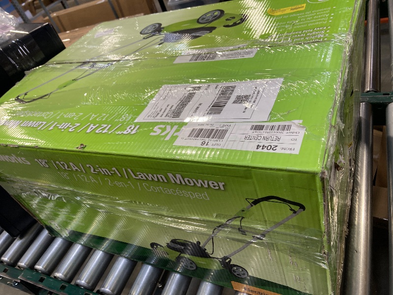 Photo 1 of Greenworks Greenworks 12 Amp 18" Corded Electric Lawn Mower