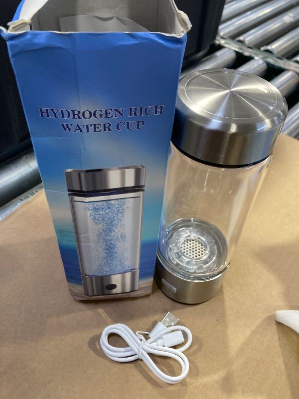 Photo 1 of Hydrogen Water Bottle, Portable Rechargeable	