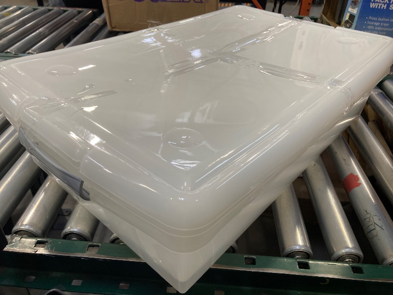 Photo 1 of IRIS USA, 40 Qt. Under Bed Storage Containers, Plastic Storage Bins with Lids