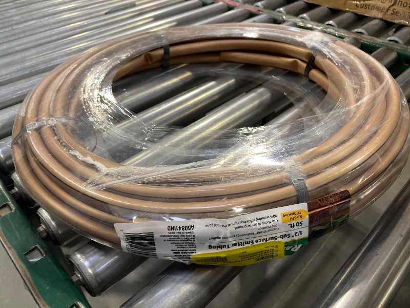 Photo 1 of Rain Bird Plastic Drip Irrigation Emitter Tubing 1/2 in. x 50 ft. L