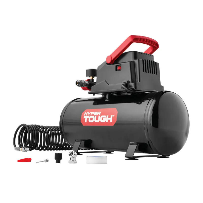 Photo 1 of Hyper Tough Black 100 PSI Oil-free Portable Air Compressor 3 Gal
