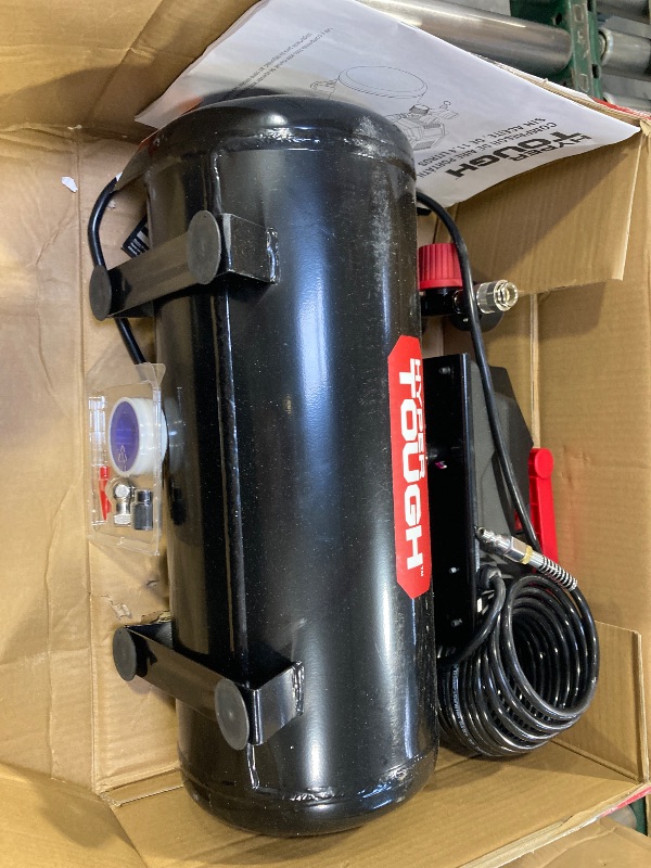 Photo 1 of Hyper Tough Black 100 PSI Oil-free Portable Air Compressor 3 Gal
