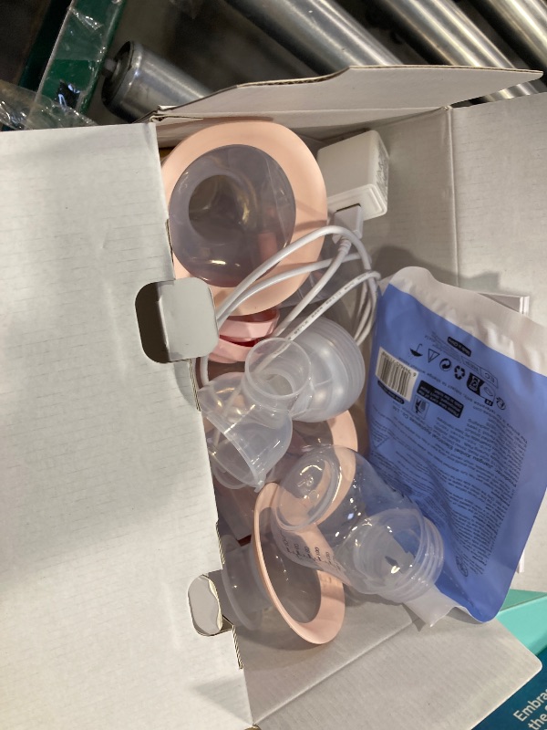 Photo 1 of NCVI Double Electric Breast Pump 8782, Portable Anti-Backflow, with 4 Size Flanges, 4 Modes & 9 Levels, LED Display, 10 Breastmilk Storage Bags, Ultra-Quiet and Pain Free Breast Pumps
