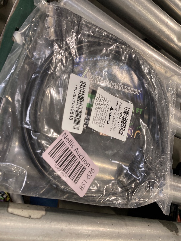 Photo 1 of CableGeeker Cat 6 Ethernet Cable 3 ft (5-Pack) - Cat6 Patch Cables 10G Support, Snagless RJ45 26AWG Short Cat 6 Patch Cable, Internet Cable, Network Cable - 3 Feet Black