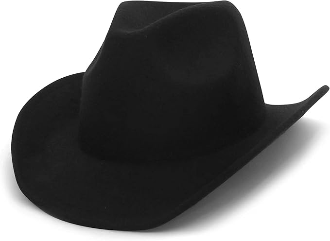 Photo 1 of Western Cowboy Hat for Men Women Classic Roll Up Fedora Hat (Size:S-M)