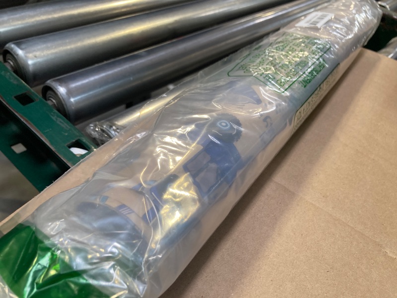 Photo 1 of RUSPEPA Mini Roll Wrapping Paper, Blue Truck & HAPPY BIRTHDAY Text Design Kraft Wrap Paper - Great for Kids Boys Birthday, Truck Party - 17 Inches X 32.8 Feet