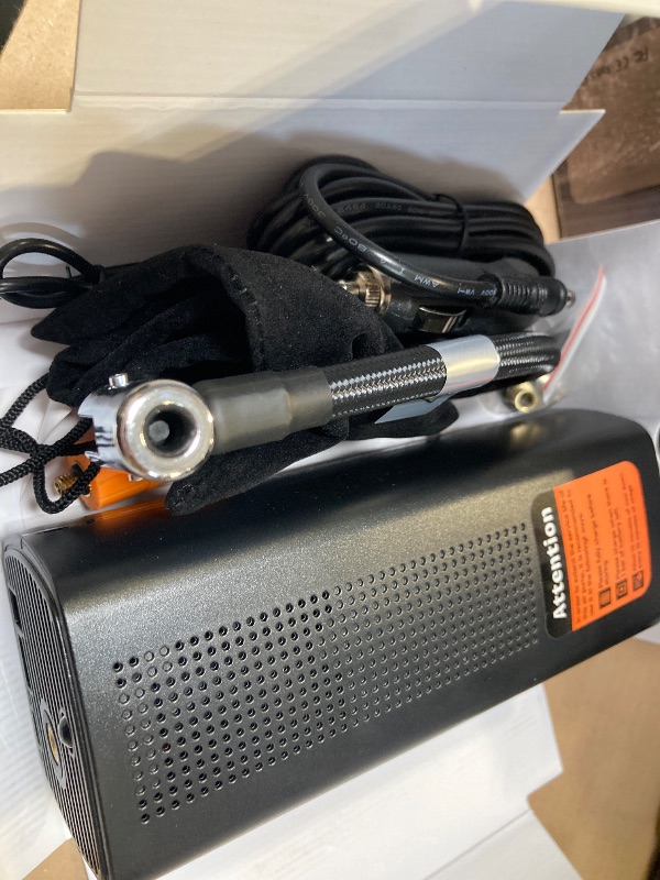 Photo 1 of Tire Inflator Portable Air Compressor-25000mAh?180PSI Air Pump for Car Tires-Cordless Tire Pump with Pressure Gauge, Cigarette Lighter Plug for Motorcycle, Bike, Ball, Dual-Use Type