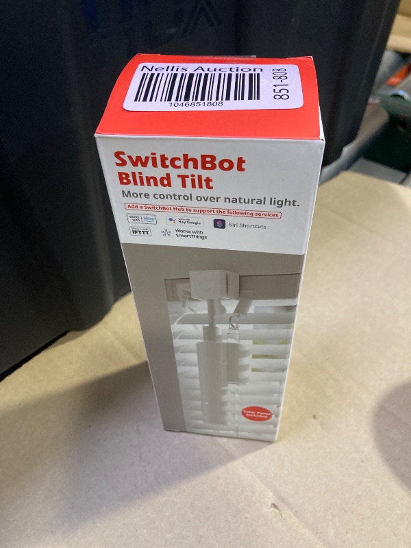 Photo 1 of SwitchBot Blind Tilt Motorized Blinds - Smart Electric Blinds with Bluetooth Remote Control, Solar Powered, Light Sensing Control, Add Hub Mini to Make it Compatible with Alexa & Google Home
