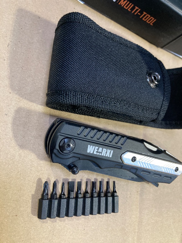 Photo 1 of WEARXI Gifts for Men, Pocket Knife Multitool, Fathers Day Dad Gifts from Daughter Son, Mens Gifts for Dad/Him/Husband, Birthday Gift for Men/Boyfriend, Dad Gifts Cool Gadgets, Camping Essentials