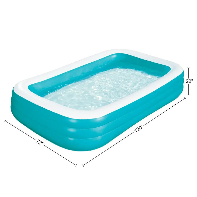 Photo 1 of Bluescape 10ft Family Inflatable Swimming Pool, Rectangular, Age 6 & up, Unisex