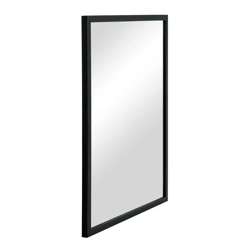 Photo 1 of Mainstays Beveled Modern Rectangular Wall Mirror 23x29 Black
