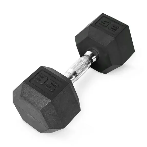 Photo 1 of CAP Barbell 35lb Rubber Hex Dumbbell Single
