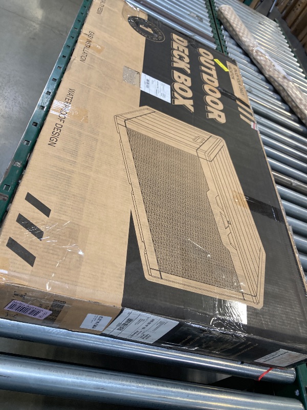 Photo 1 of   Outdoor Resin Deck Box, Black
 
