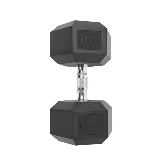 Photo 1 of CAP Barbell 100lb Rubber Hex Dumbbell Single
