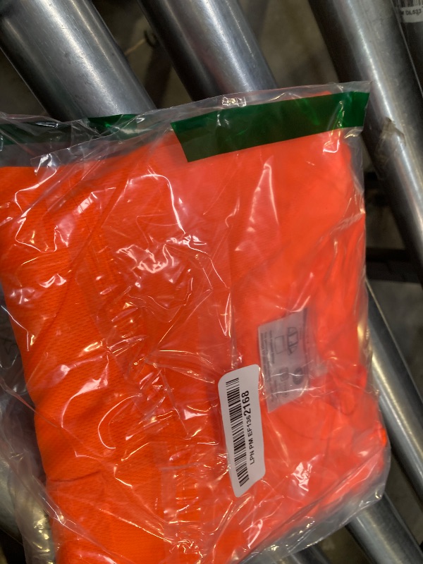 Photo 1 of M--DPSAFETY High Visibility Class 3 T Shirts?Hi Vis Safety Shirts with Reflective Strips and Pocket, Short Sleeve Quick Dry Mesh Construction Work Shirt for Men/Women Orange,Medium