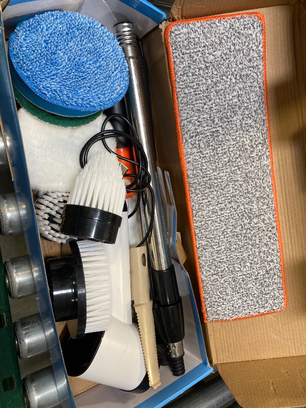 Photo 1 of Electric Spin Scrubber for Cleaning Bathroom: Cordless Cleaning Brush, Power Scrubber with 2 Speeds Shower Cleaner Brush Electric for Tub Tile Floor