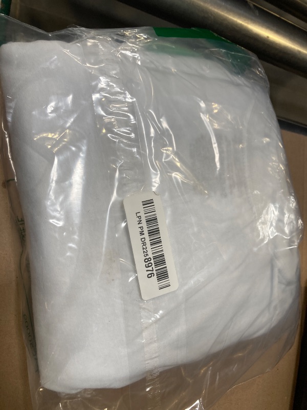 Photo 1 of L---Hanes Boys' Undershirt, EcoSmart Short Sleeve Crew Shirts, Multiple Packs Available, White, Large
