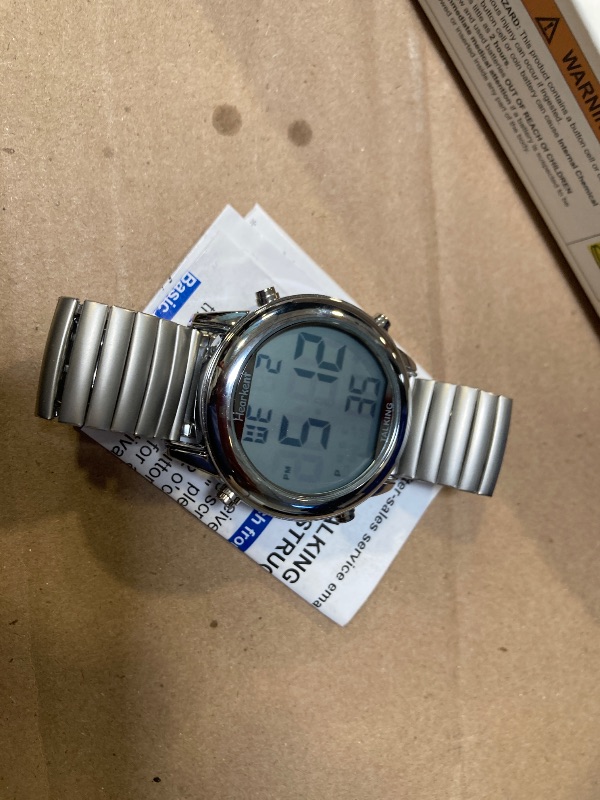 Photo 1 of Large Digital Talking Watch English Speaking for The Blind, Elderly or Visually impaired Receives US Signals Automatic Time and Date Correction Big Numbers Easy to See Loud and Clear-Hearkent-2117M