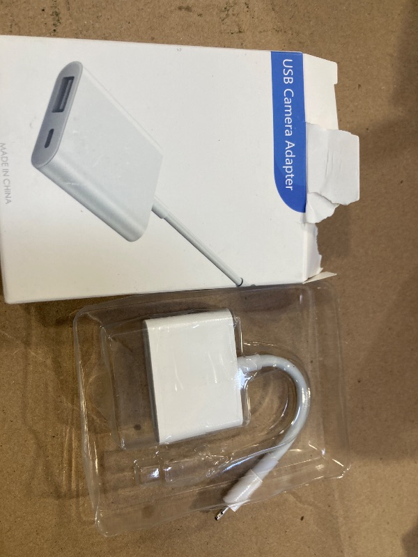 Photo 1 of SUNTRSI USB Camera Adapter with Charging Port,Portable USB Female OTG Adapter Suitable for iPhone iPad, Plug and Play Adapter for iPad Support Card Reader