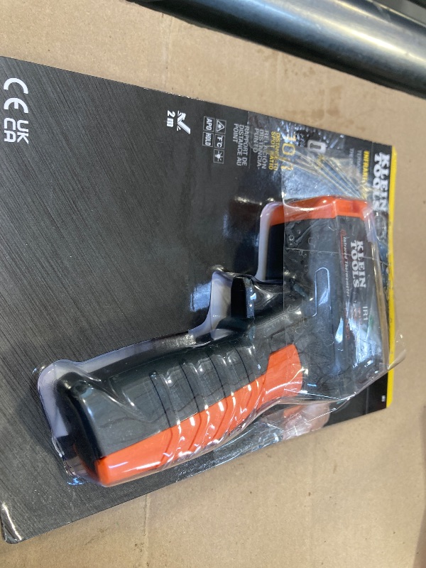 Photo 1 of Klein Tools IR1 Infrared Thermometer, Digital Laser Gun is Non-Contact Thermometer with a Temperature Range -4 to 752-Degree Fahrenheit