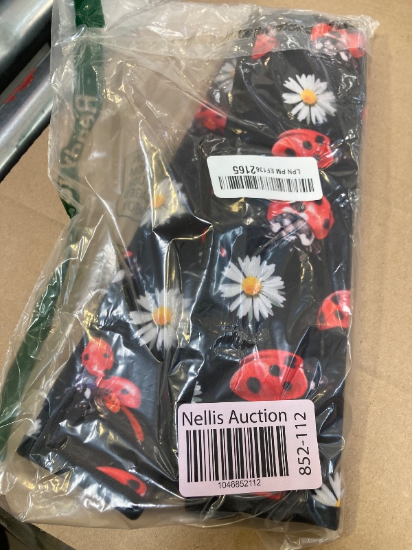 Photo 1 of Dreaweet Ladybug Daisy Print Automotive Seat Belt Pads Soft Seat Belt Covers 2 Packs Universal Car Seatbelt Cover, Cute Backpack Shoulder Strap Pads