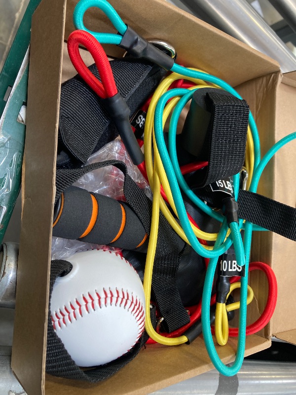 Photo 1 of JWHOO Baseball Resistance Arm Bands - 12 Pcs, Baseball Bands for Arm Strength, Durable Baseball Bands with Interchangeable Grips, Ideal for Baseball Training, Warm-Ups & Beginner Learning
