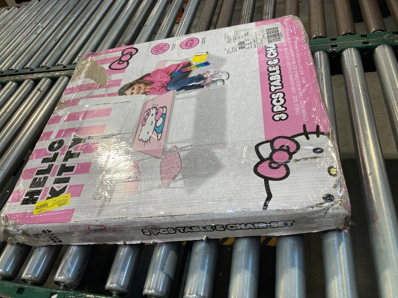 Photo 1 of Hello Kitty Kids Table And Chairs Set For 2 3 4 Year Old Girls Toddlers Folding