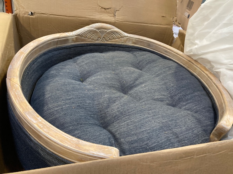 Photo 1 of Has some cracks--Wood pet bed