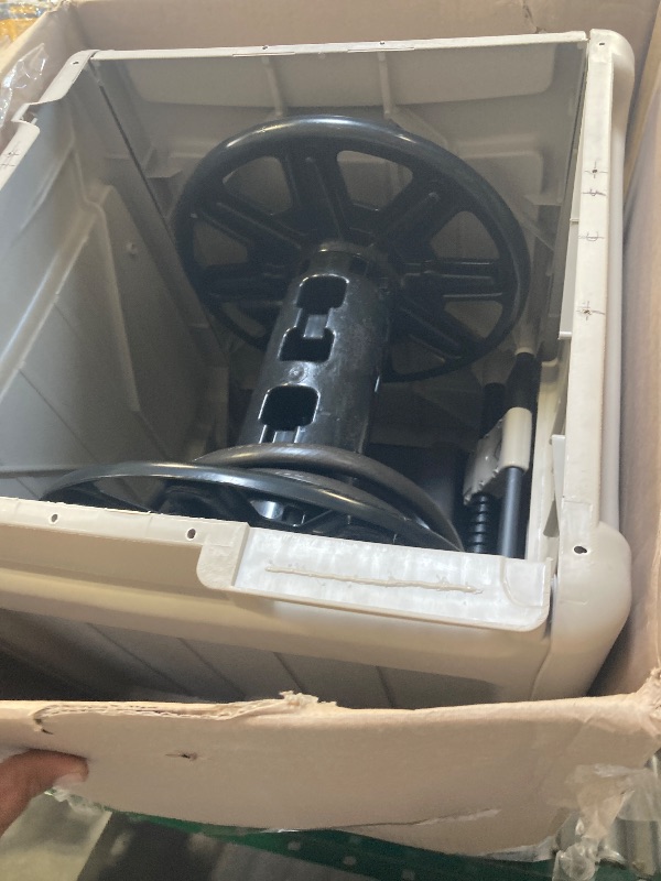 Photo 1 of USED----Suncast 225-Foot Smart Trak Hose Hideaway Storage Bin