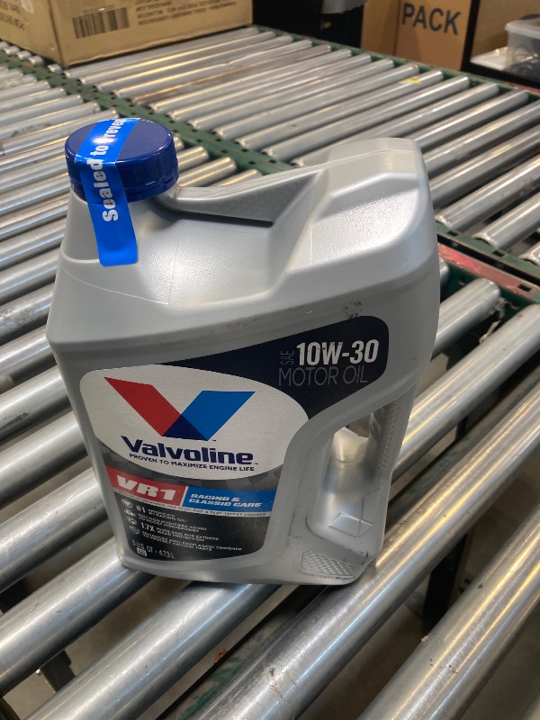 Photo 1 of Valvoline VR1 Racing 10W-30 Motor Oil 5 QT