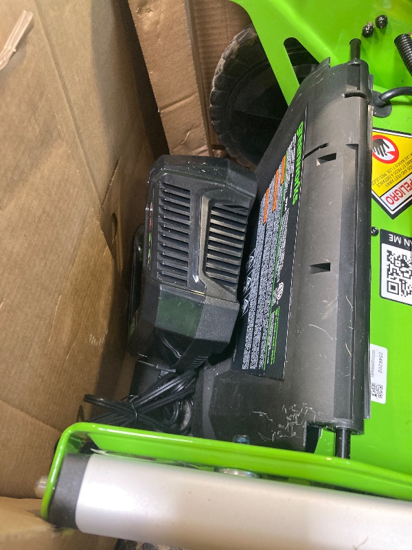 Photo 1 of USED---60V 21” Cordless (Self-Propelled) Lawn Mower . 2 x 4.0Ah Batteries and Dual Port Rapid Charger