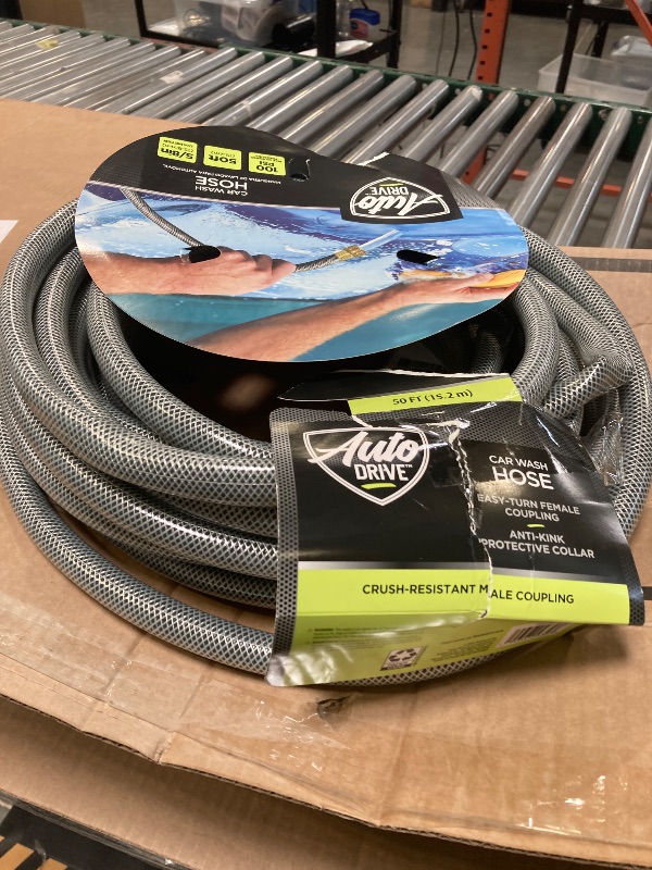 Photo 1 of 50 ft. PVC/Hybrid Car Wash Hose