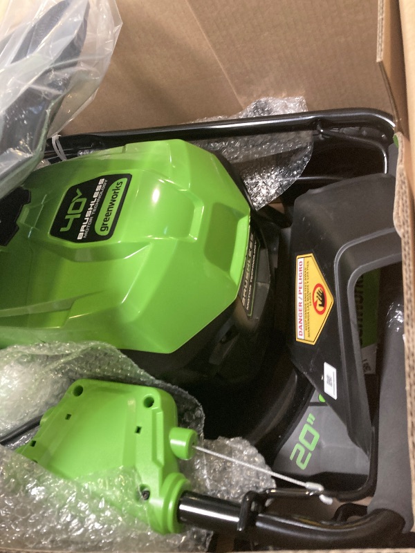 Photo 1 of 40V 20" Brushless Lawn Mower w/ 4.0 Ah Battery