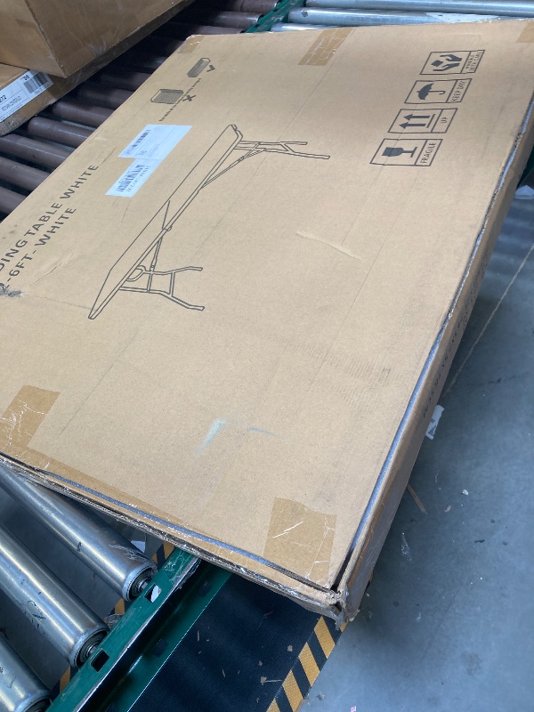 Photo 1 of 6FT foldable white table 