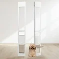 Photo 1 of Adjustable Dog Door for Sliding Glass Door (75 7/8-80 11/16) - Easy Install, Secure Lock, Perfect for Small to Medium Pets