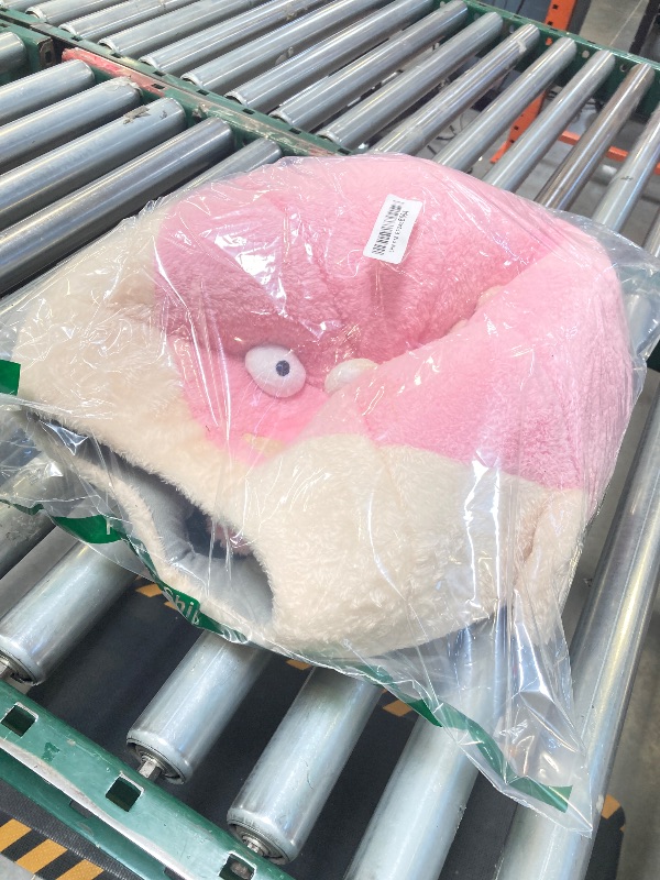 Photo 1 of Cat Beds for Indoor Cats - Cat Bed Cave with Removable Washable Cushioned Pillow, Soft Plush Premium Cotton No Deformation Pet Bed, Lively Pufferfish Cat House Design, Pink, Multiple Sizes(M)