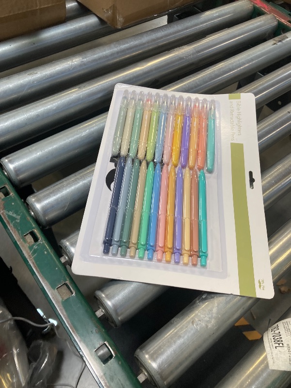 Photo 1 of Mr. Pen- Bible Highlighters and Pens, 24 Pack, Gel Highlighters, Serene Colors No Bleed, Colored Gel Pens, Aesthetic, Cute