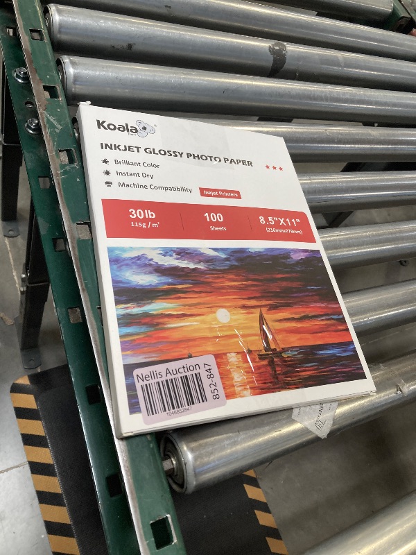 Photo 1 of Koala Glossy Thin Inkjet Paper 8.5x11 Inches 100 Sheets Compatible with Inkjet Printer Use DYE INK 115gsm