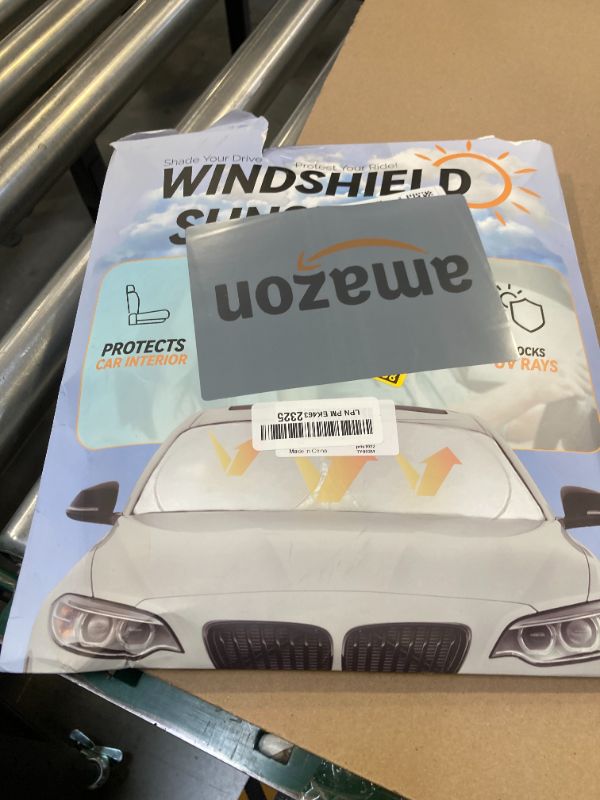 Photo 1 of Custom Fit Prius Windshield Sunshade for 2010-2022 Toyota Prius Hatchback Accessories (Not for Prius C or Prius V) Front Window 210T Reflective Shield Cover for Windshield Sun Visor Protector