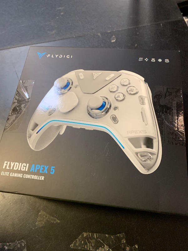 Photo 3 of FLYDIGI Apex 5 PC Controller, Forceflex Joystick 2.0, ForceAdapt Triggers, 3ms Ultra-Low Latency, RGB Light Bar, Full-Color LCD Display,1500mAh Battery PC/NS/Android/TV