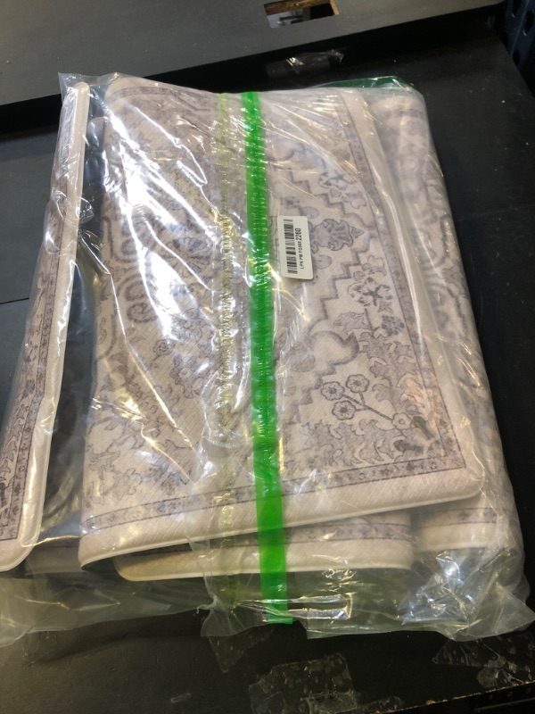 Photo 1 of KIMODE Anti Fatigue Kitchen Mats, 2 PCS Cushioned Kitchen Rugs and Mats, Boho Kitchen Floor Mats Non Slip, Comfort Foam Standing Mat for Laundry, Office, Sink, Grey 17.3" x 59"+17.3" x 29"