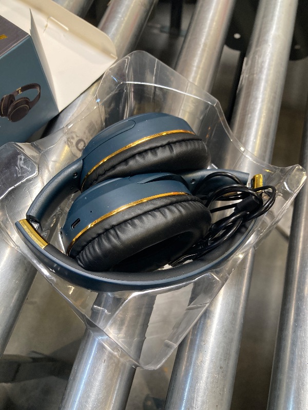 Photo 1 of OOYY Wireless Bluetooth Headphones with RGB LED Lighting, Foldable Over-Ear Headphones with Hidden Mic for Cell Phone, Laptop, PC, Suitable for School, Workouts, Listening Music, and Gaming