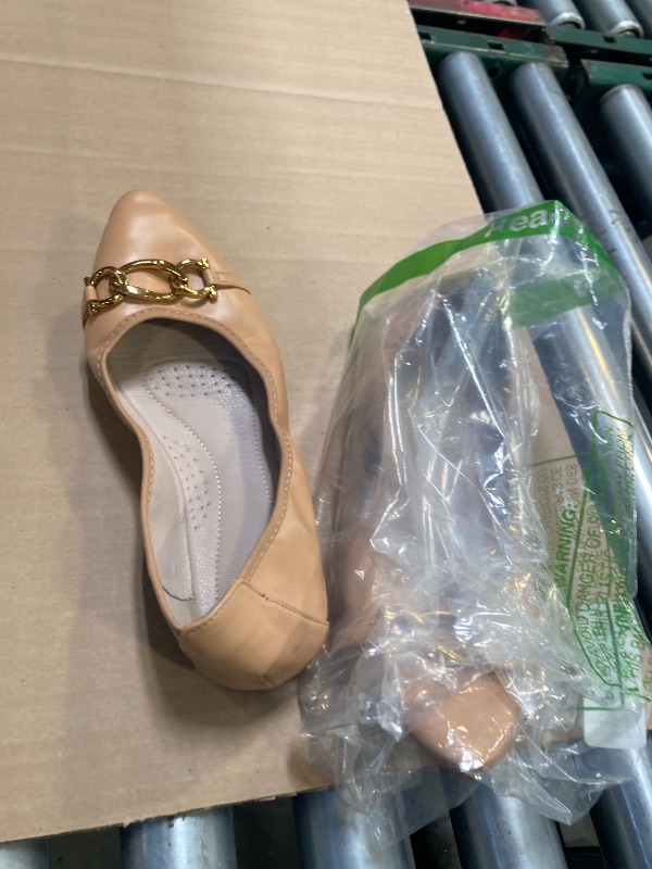 Photo 1 of USED----Reimferce Ballet Flats Shoes for Women: Nude 9.5 Comfortable Work Dress Flats - Ladies Wedding Shoes for Walking