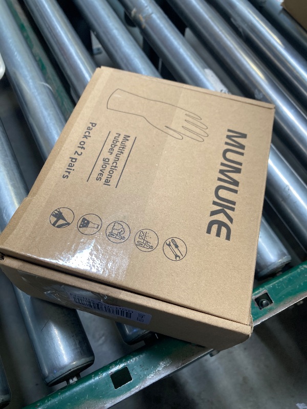Photo 1 of MUMUKE 2-pair set Long Waterproof Gloves, Long Chemical Gloves, Reusable, Padded Cotton Lined/Acid & Oil Resistant 28 inch