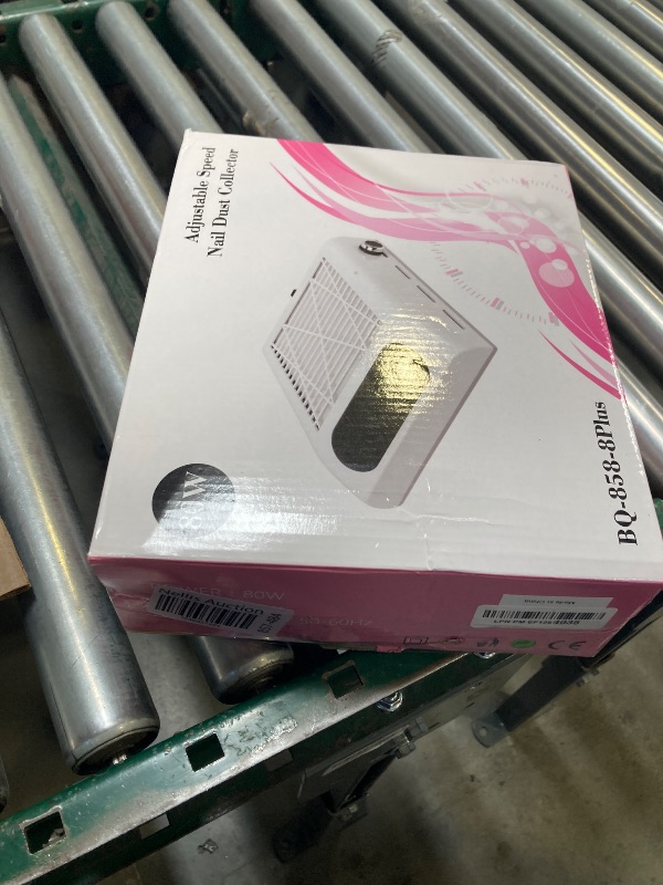 Photo 1 of Nail Dust Collector Vacuum 80W Adjustable Power Suction CoFashion Nail Dust Cleaner Machine for Manicure, Dust Collector for Nails for Salon Home Use- Nail Filter When Using Nail Drill