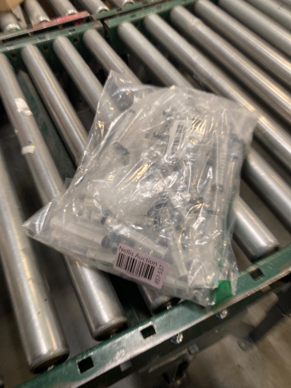 Photo 1 of 100 Packs 10ml Plastic Syringe, Luer Slip Tip with Cover Cap, Syringes for Liquid Jello Shots, Measuring, Watering, Refilling, Feeding