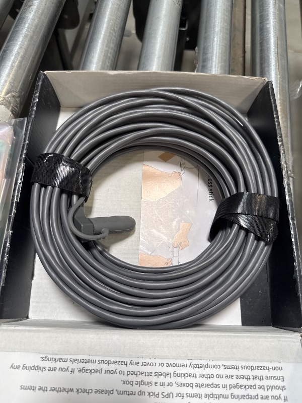 Photo 1 of Standard Actuated Starlink Cable 75FT/23M for Starlink Rectangular Satellite V2 Replacement Cable Starlink Internet Kit for Satellite V2 Starlink Cable Extension Cord for Starlink V2 Cable-Gray